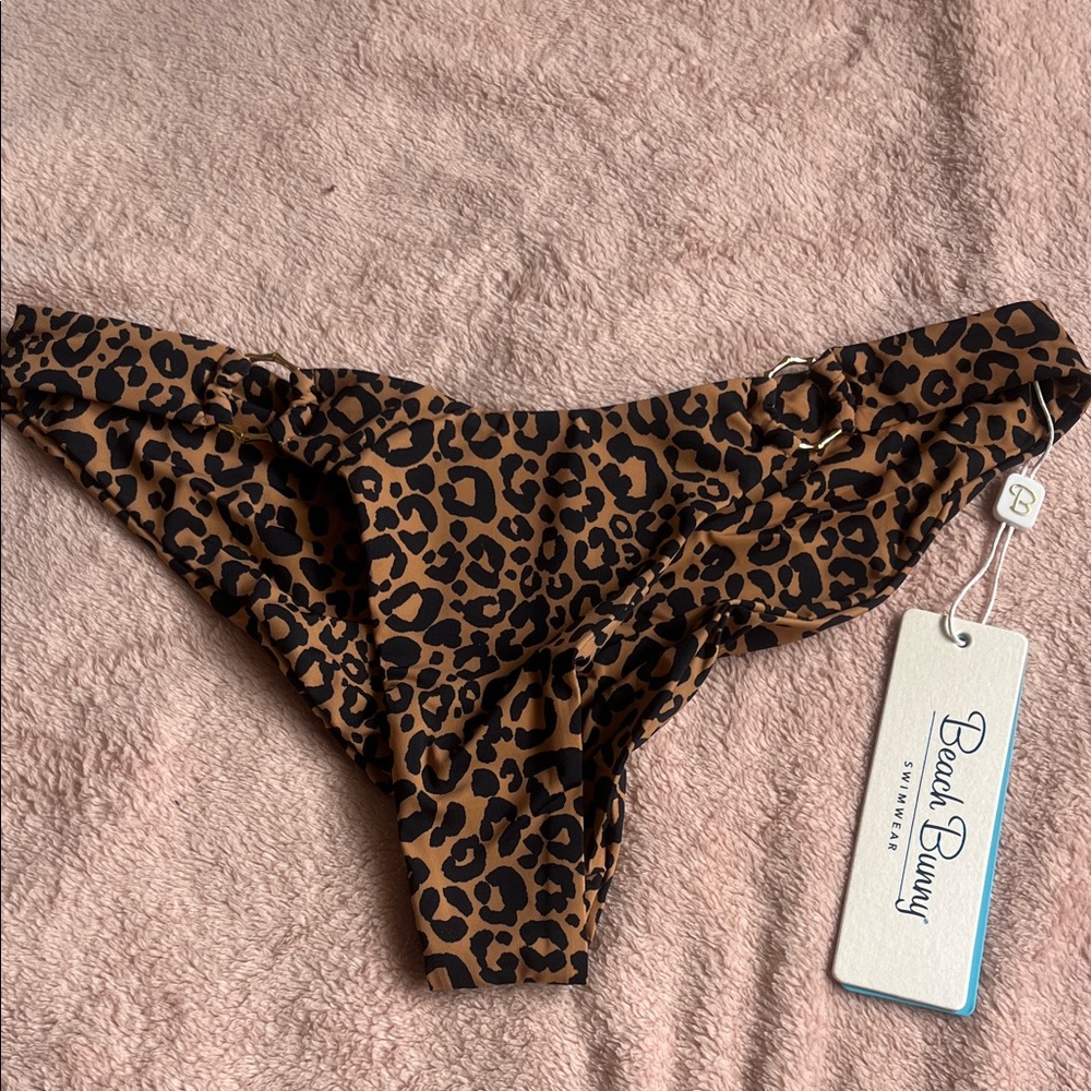 Beach Bunny skimp bottom Animal Print Bikini Bottom new with tags